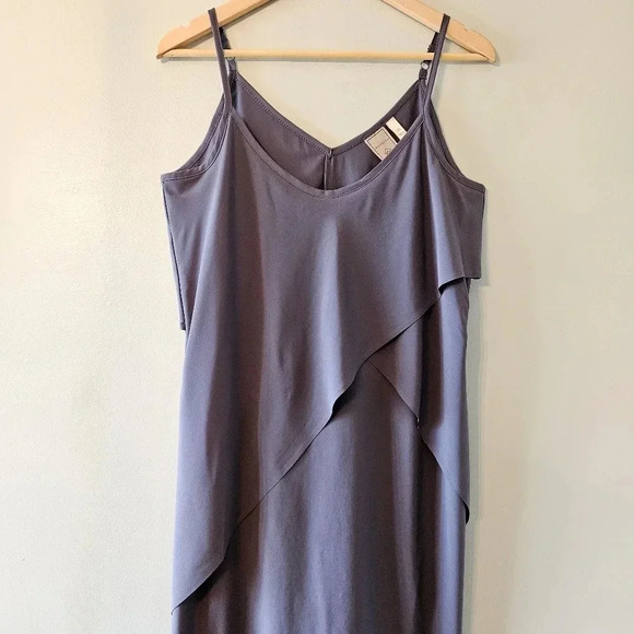 Indygena Aerel Women's Sleeveless Casual Knee length Dress Grey Size Medium. - Picture 7 of 14